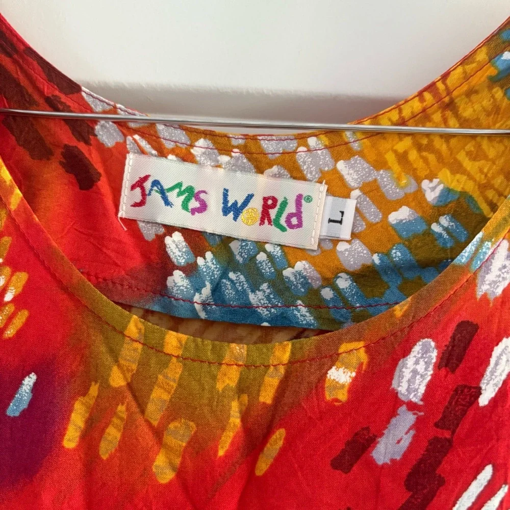 NWT: Jams World • Vibrant Patterned Dress with Pockets‎